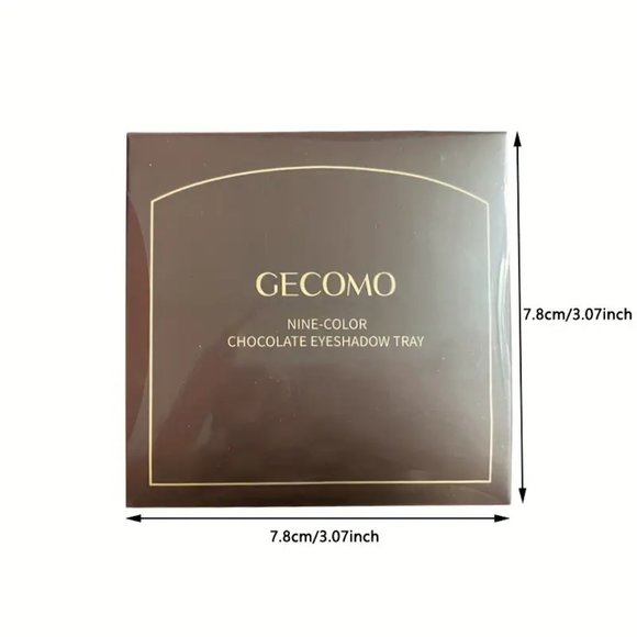 9 Colors Chocolate Eyeshadow Palette Matte Pearlescent Sequins Brighten Earth Co - Picture 4 of 5